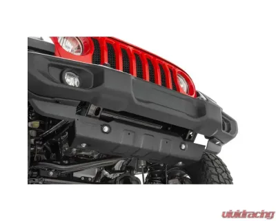 Quadratec Aluminum Modular Front Sway Bar Skid Plate Black Jeep Gladiator JT | Wrangler 2018-2021 - 12500 0208